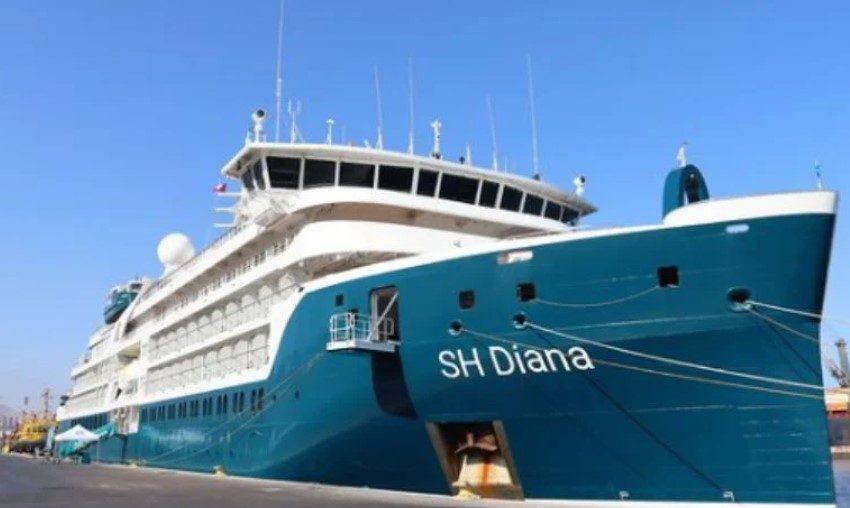  El crucero SH Diana realiza su segunda escala del año en el puerto de Antofagasta
