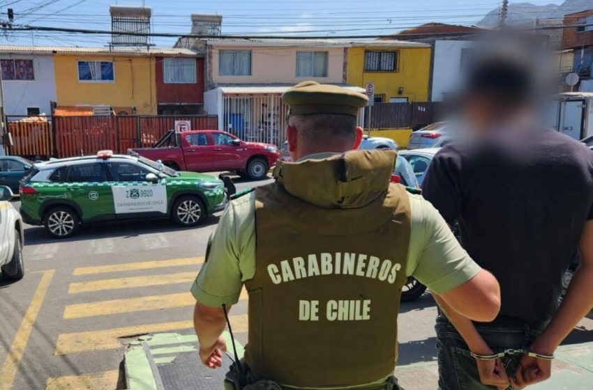  Detenido extranjero por presunto robo con intimidación en Antofagasta