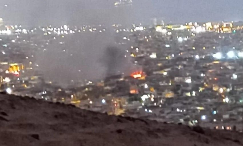  Incendio en vivienda del sector norte de Antofagasta fue reportado