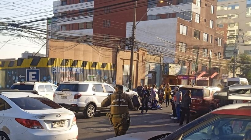  Accidente vehicular en Antofagasta deja tres lesionados cerca del Liceo Experimental Artístico