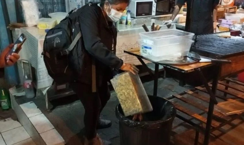  Operativo en Antofagasta: Decomisan más de 60 kilogramos de alimentos a comerciantes ambulantes