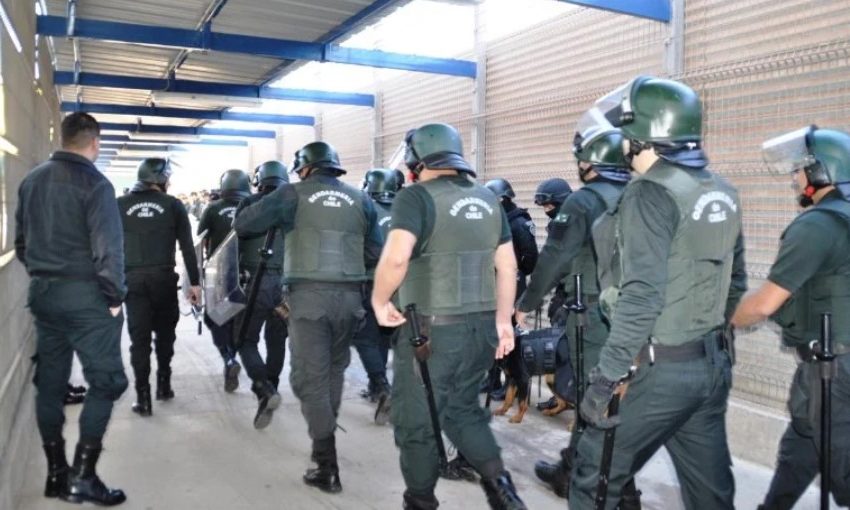  Allanamiento en el Centro Penitenciario de Antofagasta: Incautan droga, armas y dispositivos electrónicos