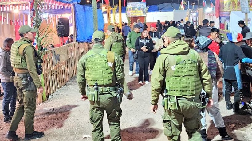  Operativos de Carabineros en Antofagasta durante Fiestas Patrias resultan en 28 detenciones y 374 infracciones