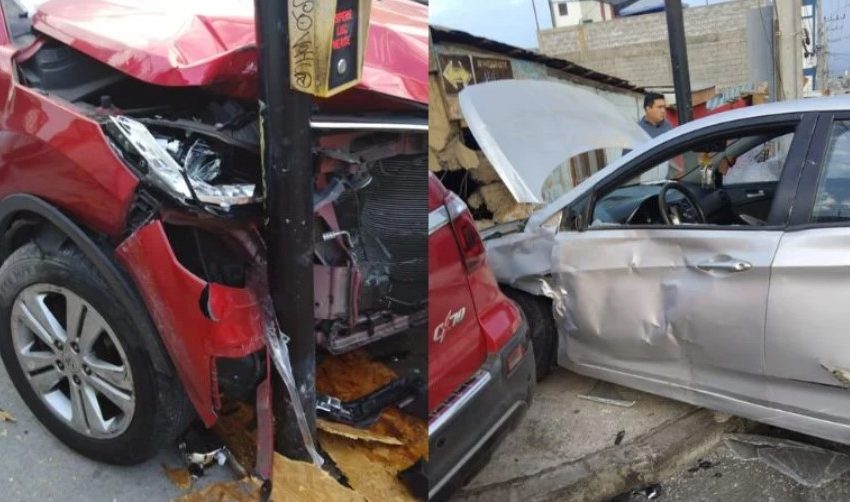  Colisión vehicular en Antofagasta deja dos personas lesionadas