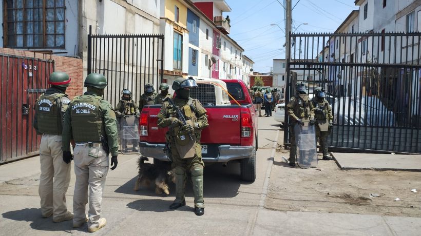  Operativo en Antofagasta desmantela red de microtráfico: 10 detenidos y grandes cantidades de drogas incautadas