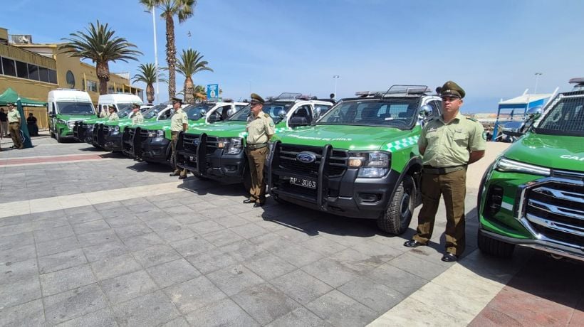  Antofagasta refuerza su seguridad con 29 nuevos vehículos para Carabineros