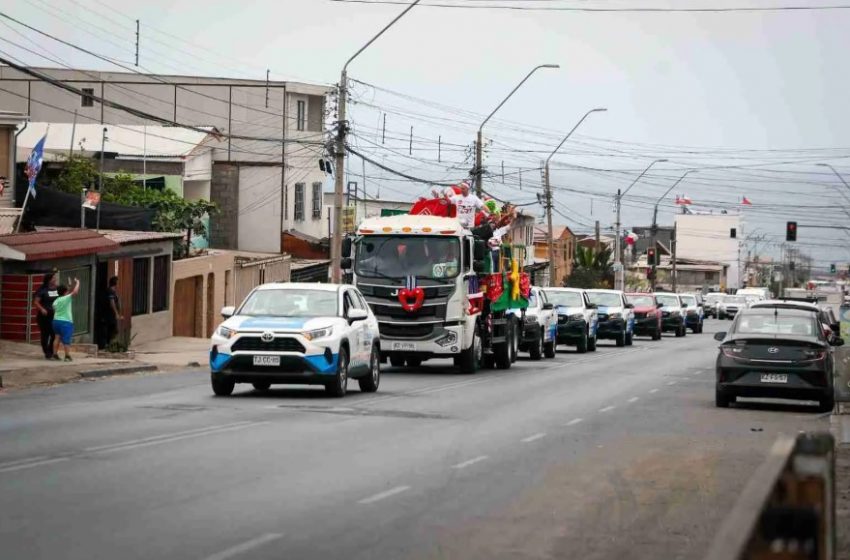  La Gran Caravana Navideña 2024 trae alegría y regalos a los niños de Antofagasta