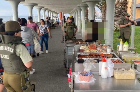 Retiran comercio ambulante no autorizado del Balneario Municipal de Antofagasta