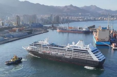 El Puerto de Antofagasta da la bienvenida al segundo crucero de la temporada 2024-2025