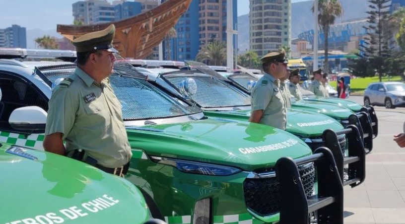  Antofagasta refuerza su seguridad con 12 nuevos vehículos para Carabineros